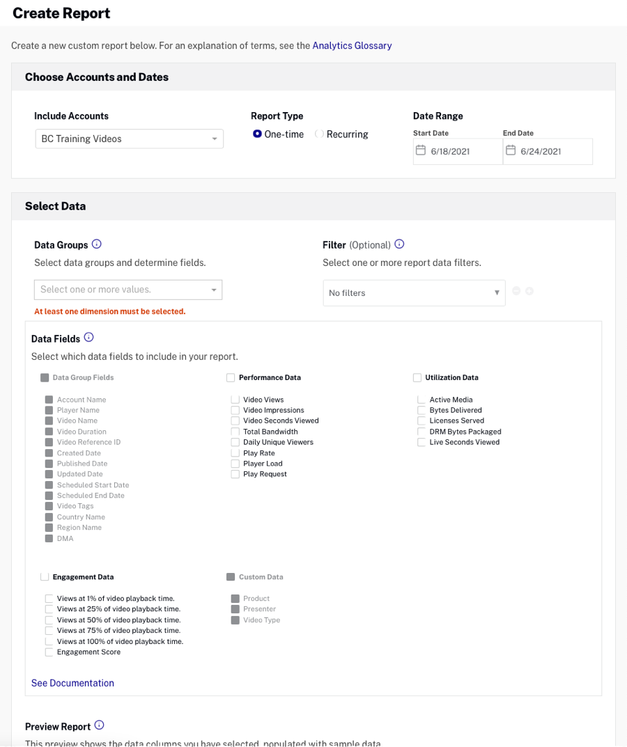Custom Report Builder