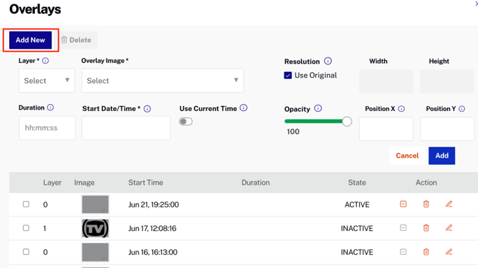 Associate Overlay with Channel