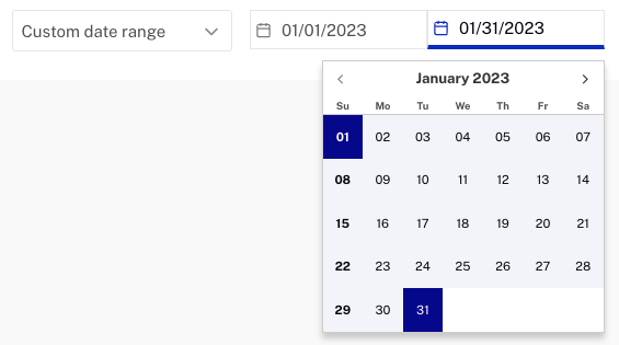 日付セレクター