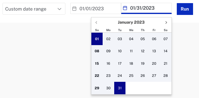 日付セレクター