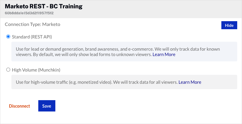 marketo integration type
