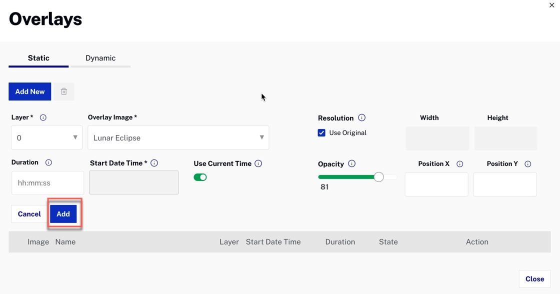 Associate Overlay with Channel
