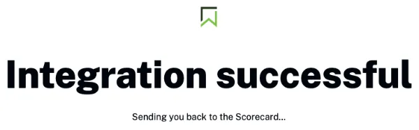 Integration Successful