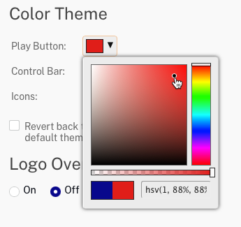 icon color