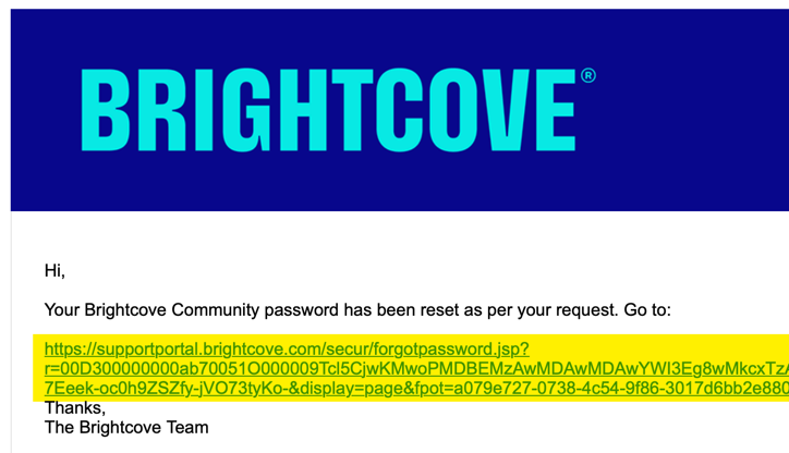 パスワードリセットメール